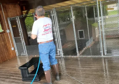 Doing presure washing-Professional Cleaners